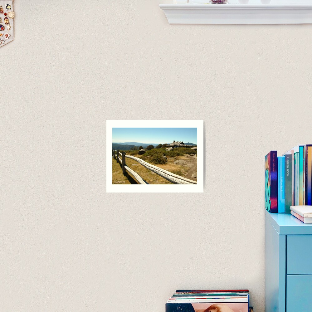 Joe Mortelliti Gallery - Craig's Hut, Mt Stirling, alpine Victoria, Australia. Art Print