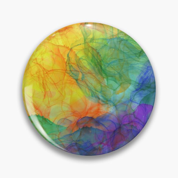 Item preview, rainbow, bright, pride, acceptance, alcohol ink, dodidoodles, phone case, sticker, digital art designed and sold by dodidoodles.