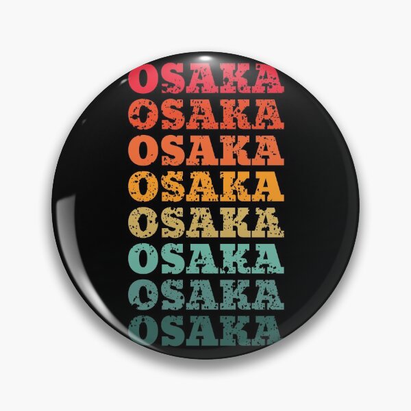 Item preview, Osaka - repeated retro vintage sunset colors with a distressed design effect designed and sold by Rhu Creations.
