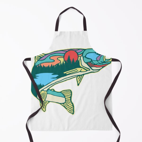 Item preview, Nature Trout Illustration Vintage Fly Fishing Retro Graphic Pullover Hoodie designed and sold by Brianconner.