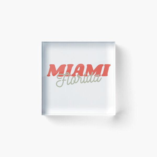 Item preview, Miami Florida Sticker designed and sold by WildeandCo.