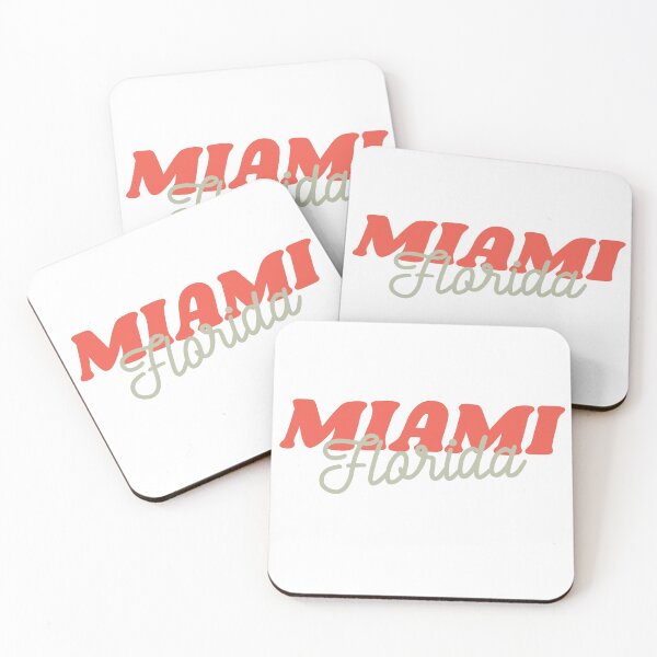 Item preview, Miami Florida Sticker designed and sold by WildeandCo.