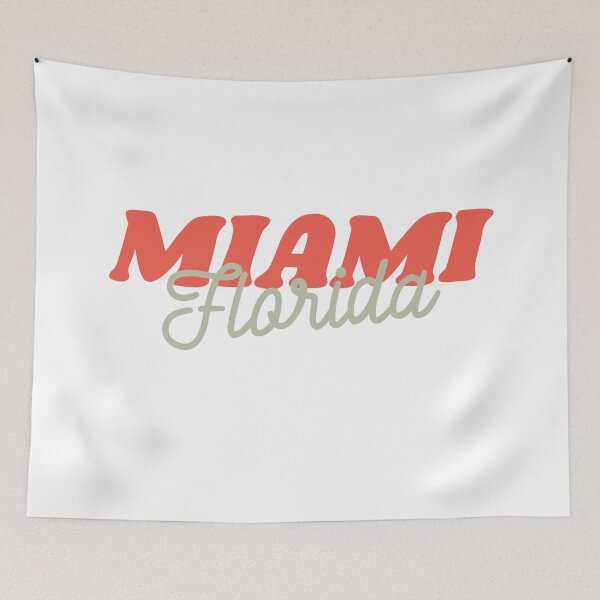 Item preview, Miami Florida Sticker designed and sold by WildeandCo.