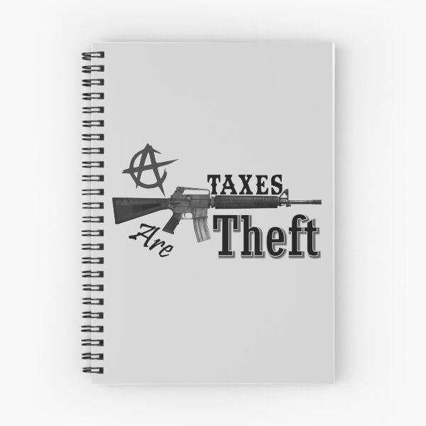 Item preview, Taxes are Theft Tshirt designed and sold by domkakuzu.