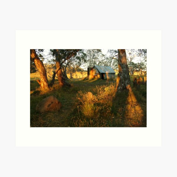 Item preview, Joe Mortelliti Gallery - First rays of dawn on Howitt's Hut, Howitt High Plains, alpine Victoria, Australia.  designed and sold by thisisaustralia.