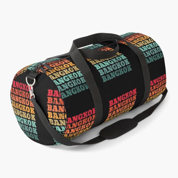 Item preview, Bangkok - repeated retro vintage sunset colors with a distressed design effect designed and sold by Rhu Creations.