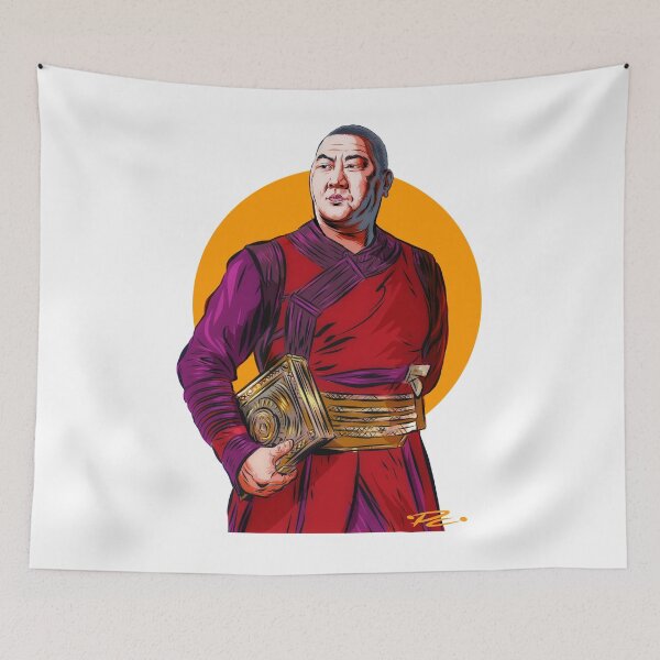Item preview, Benedict Wong - An illustration by Paul Cemmick designed and sold by TIGERDAVER.