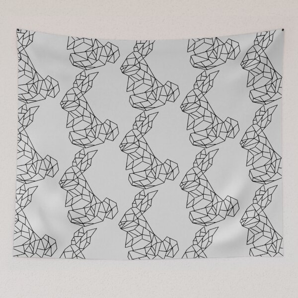 Item preview, The geometric rabbit designed and sold by MelaDesign.