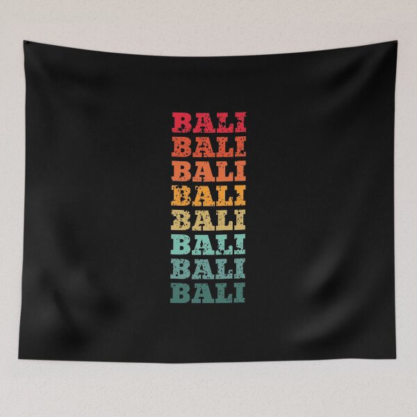 Item preview, Bali - repeated retro vintage sunset colors with a distressed design effect designed and sold by Rhu Creations.