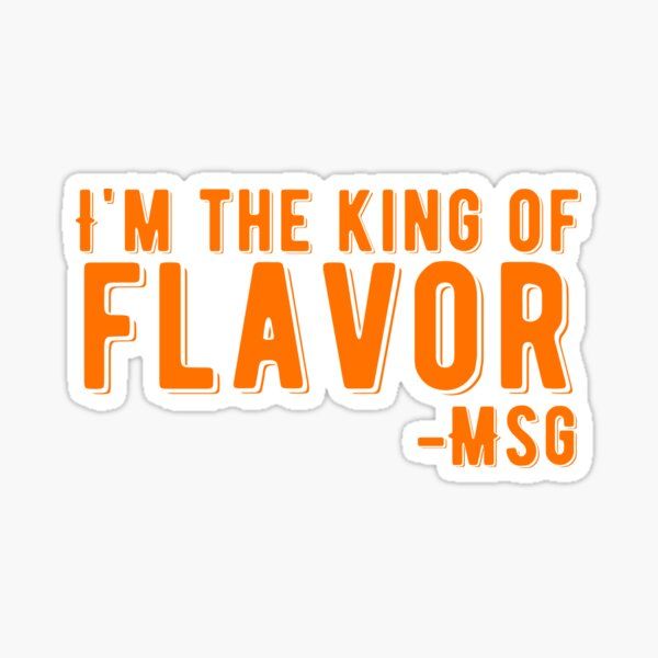 Aperçu de l'œuvre MSG King Of Flavour Citation drôle d'oncle Roger créée et vendue par AritraSur.