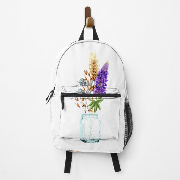 Item preview, A bouquet of lavender and herbs in a Mason jar. designed and sold by Pavnud.