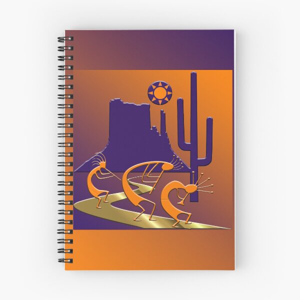 Item preview, Three Kokopelli on the Golden Road designed and sold by CulturalView.
