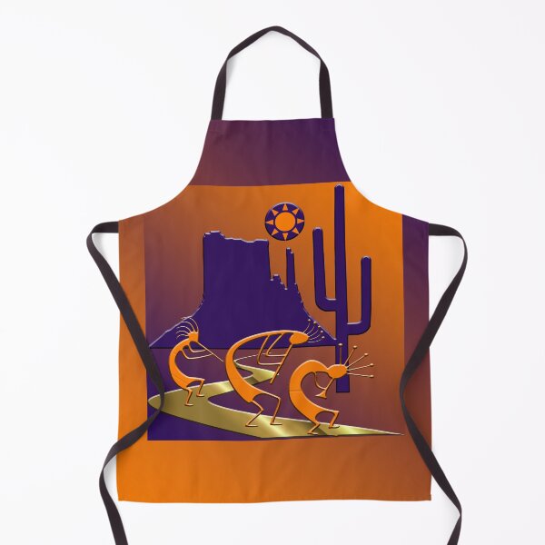 Item preview, Three Kokopelli on the Golden Road designed and sold by CulturalView.