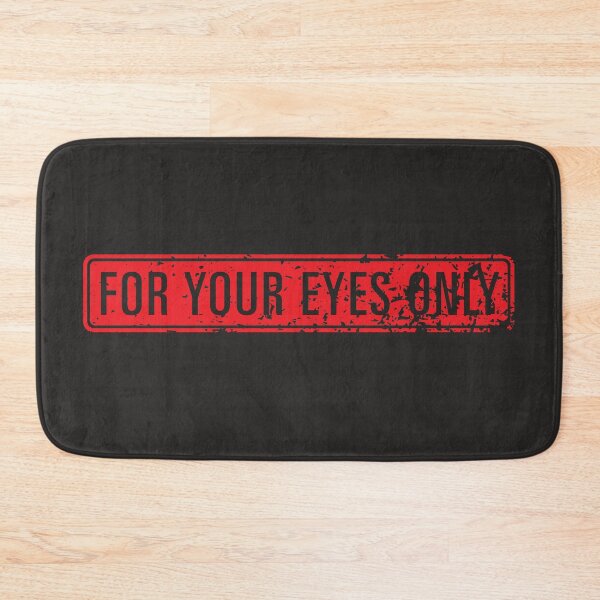 Item preview, For your eyes only sign  designed and sold by all-quotes.