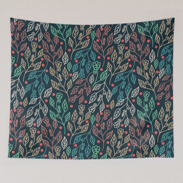 Item preview, Vintage Leaves Pattern , Vintage Colorful Leaves Patterns  designed and sold by garniturex.