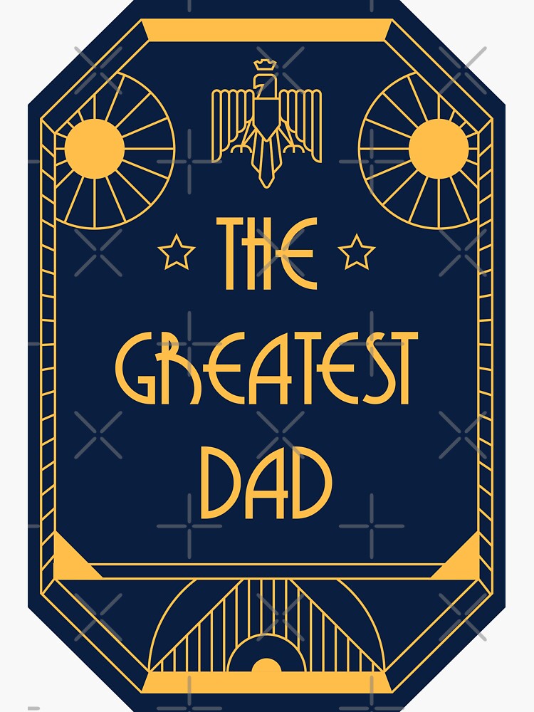 The Greatest Dad - Art Deco Medal of Honor by Millusti