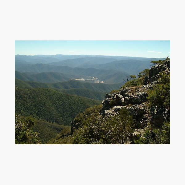 Joe Mortelliti Gallery - Crooked River valley near Talbotville, alpine Victoria, Australia. Photographic Print