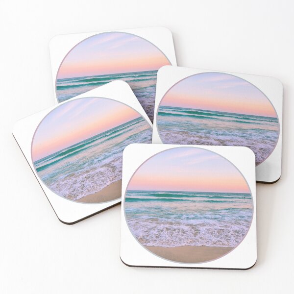 Item preview, pink beach designed and sold by TinyWords.