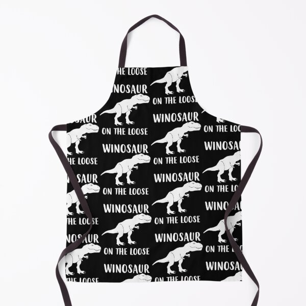 Item preview, Winosaur On The Loose Funny Dinosaur Wine graphic designed and sold by jakehughes2015.