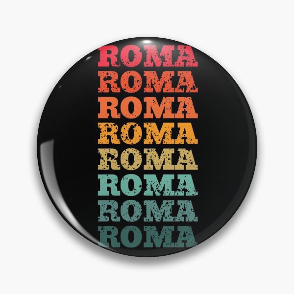 Item preview, Roma - Rome - repeated retro vintage sunset colors with a distressed design effect designed and sold by Rhu Creations.