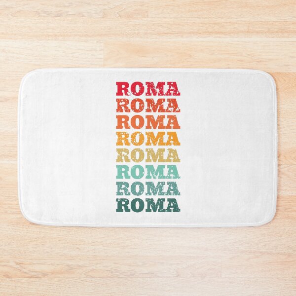 Item preview, Roma - Rome - repeated retro vintage sunset colors with a distressed design effect designed and sold by Rhu Creations.