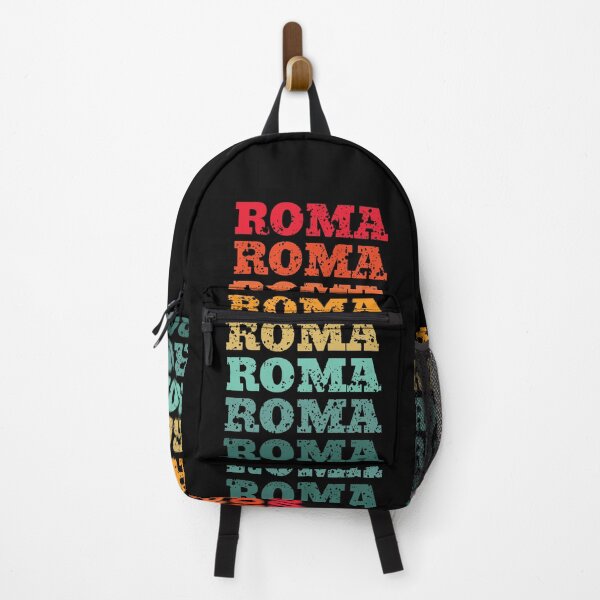 Item preview, Roma - Rome - repeated retro vintage sunset colors with a distressed design effect designed and sold by Rhu Creations.