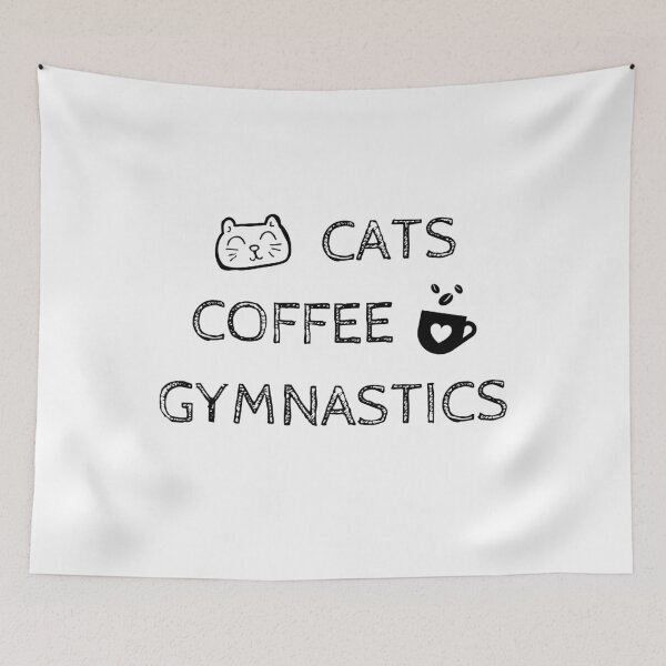 Item preview, Cats. Coffee. Gymnastics designed and sold by TheGreenGoat.