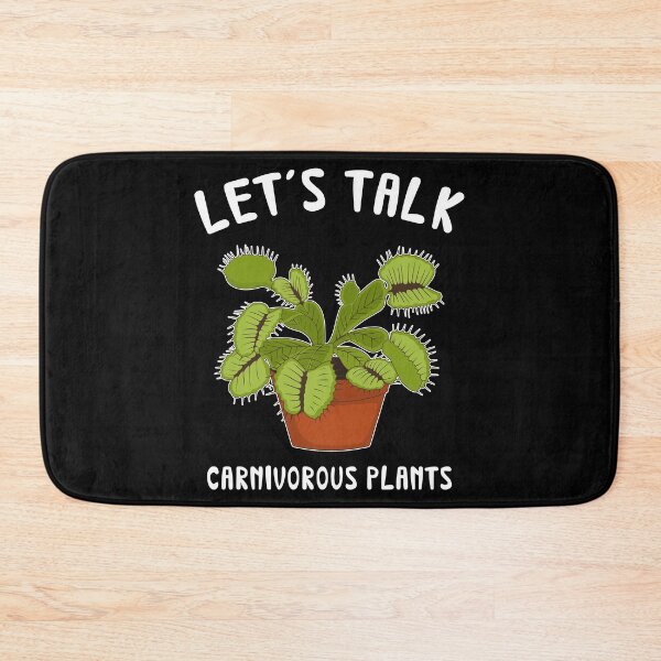 Item preview, Let's Talk Carnivorous Plants Funny Venus Flytrap print designed and sold by jakehughes2015.