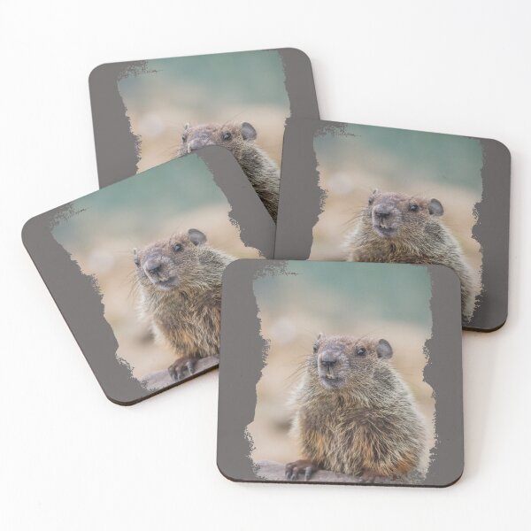 Item preview, Groundhog with grunge effect - Grunge Groundhog for Groundhog Day designed and sold by Rabbitti.