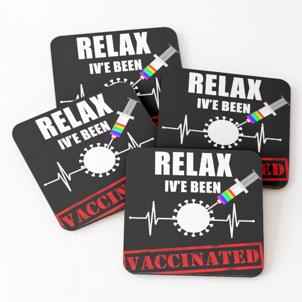 Item preview, Relax I've Been Vaccinated Against Coronavirus Covid-19 designed and sold by comcamworld.