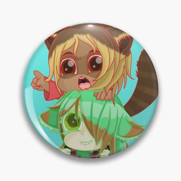 Item preview, Odd Friendships (Anime Raccoon & Fox Chibi BFFS) designed and sold by Phanatos.