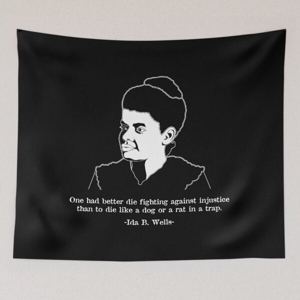 Item preview, Black History Month Famous Quote Ida B Wells print designed and sold by jakehughes2015.