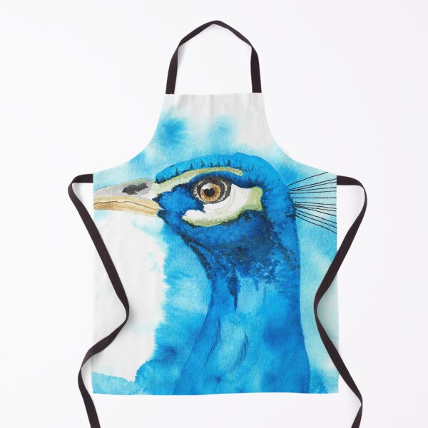 Item preview, peacocks watercolor - bird painting designed and sold by L'Atelier Oranjade.