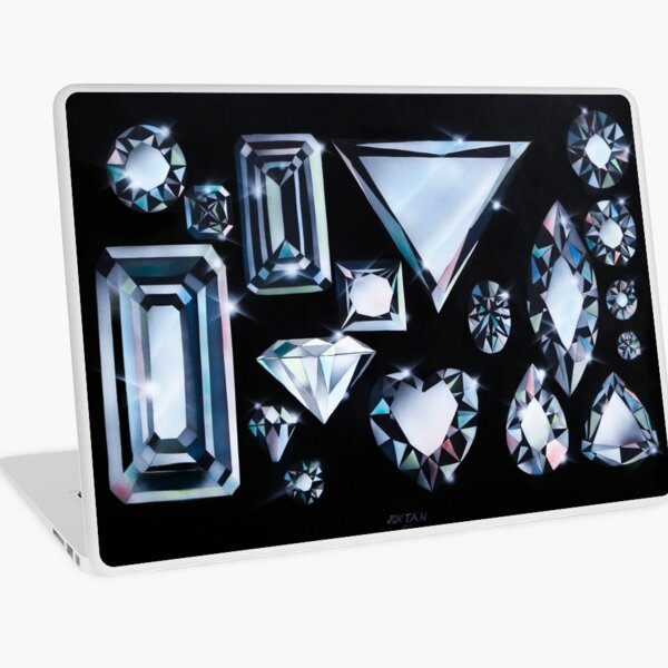 Dancing Diamonds Laptop Skin