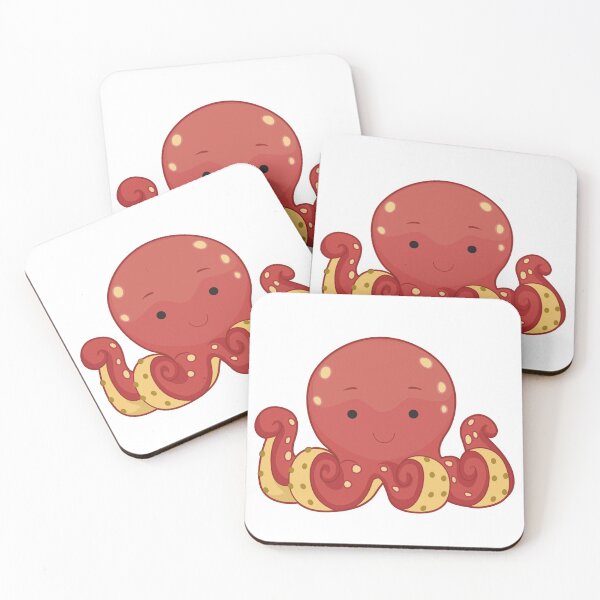 Item preview, orange octopus designed and sold by treasure-crafts.