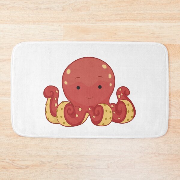 Item preview, orange octopus designed and sold by treasure-crafts.