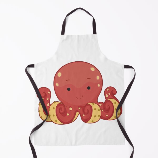 Item preview, orange octopus designed and sold by treasure-crafts.