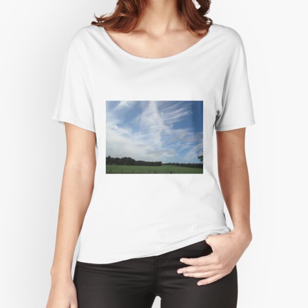 Spirit of Jesus over the field. Relaxed Fit T-Shirt