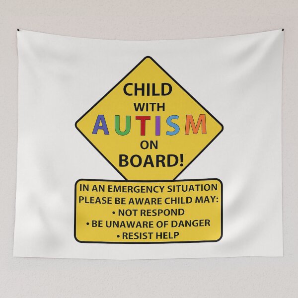 Item preview, Child With Autism On Board Gift Autism Awareness For Children designed and sold by DebraGiftShop.