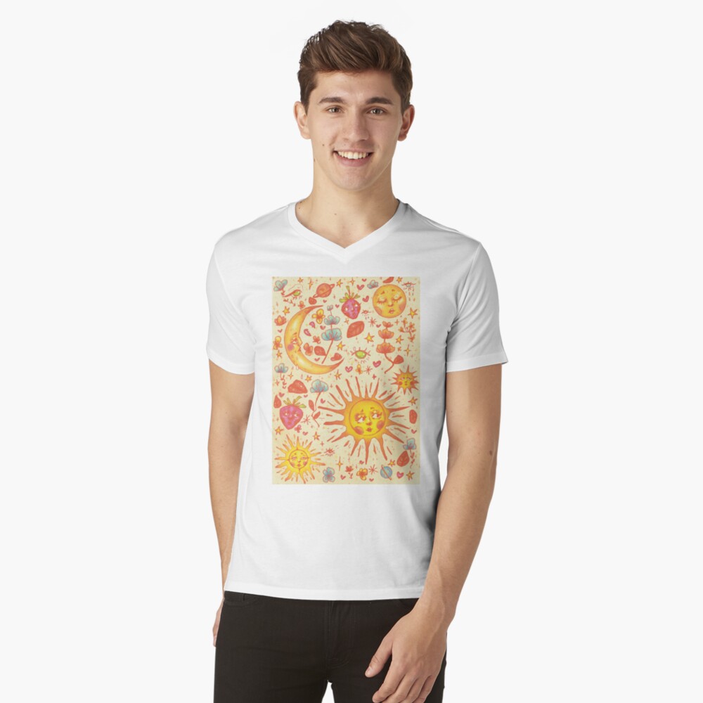 Item preview, V-Neck T-Shirt designed and sold by volttrash.