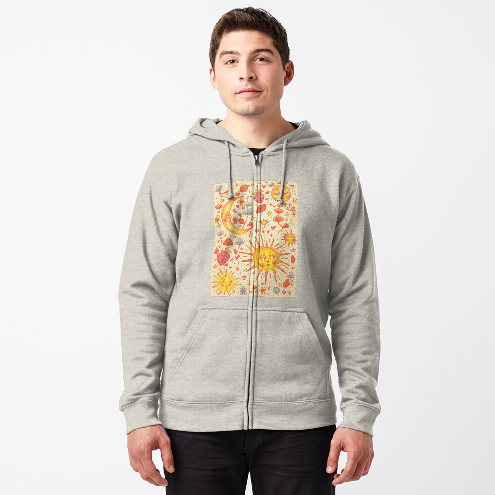 Item preview, Zipped Hoodie designed and sold by volttrash.
