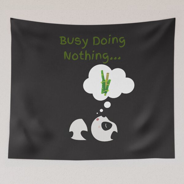 Item preview, Busy Doing Nothing Panda 2 (Dreaming of food) designed and sold by albix81.