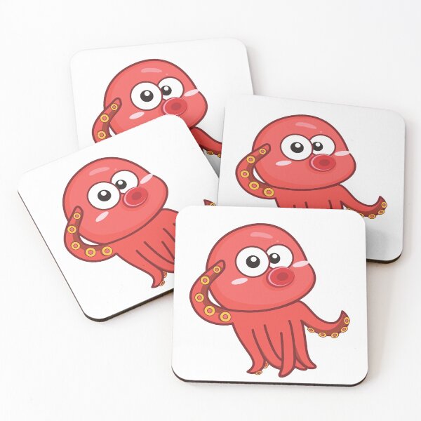 Item preview, orange octopus designed and sold by treasure-crafts.