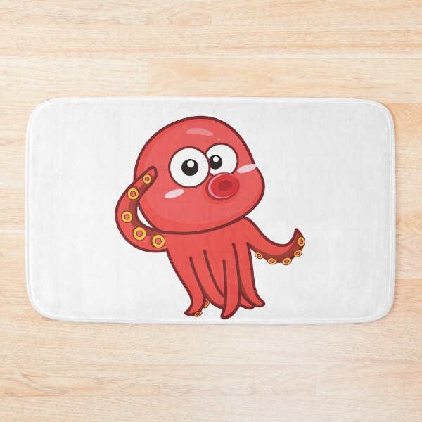 Item preview, orange octopus designed and sold by treasure-crafts.