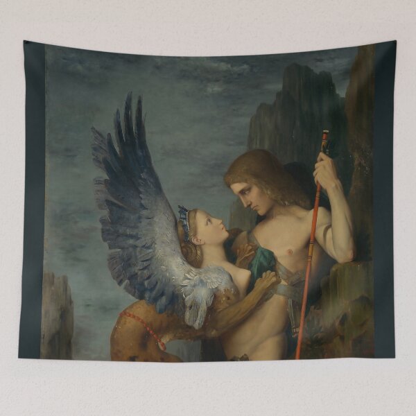 Item preview, Oedipus and the Sphinx Ancient Greece Mythology designed and sold by ClassicalGreece.