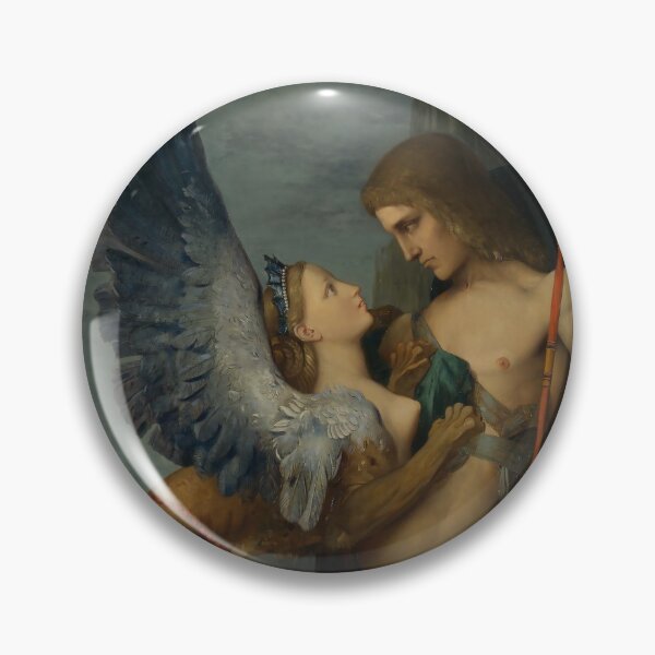 Item preview, Oedipus and the Sphinx Ancient Greece Mythology designed and sold by ClassicalGreece.