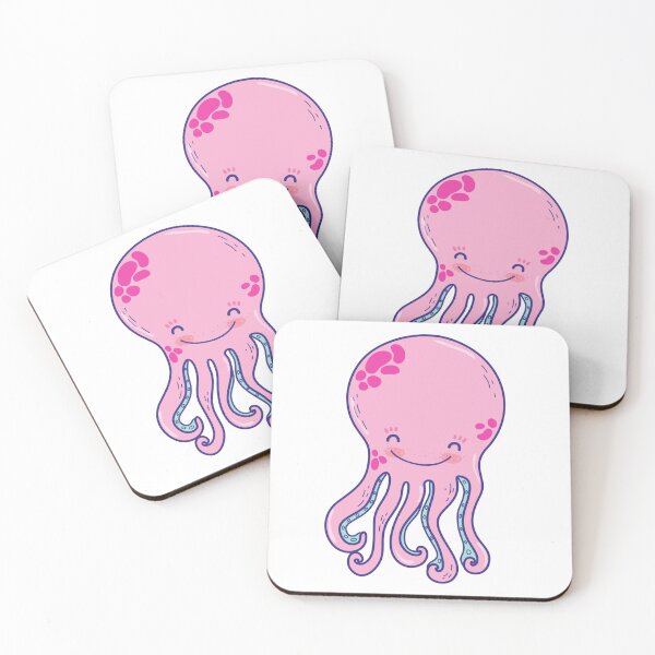 Item preview, pink octopus designed and sold by treasure-crafts.