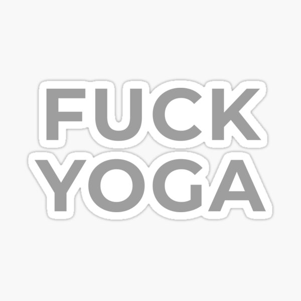 FVCK YOGA Sticker