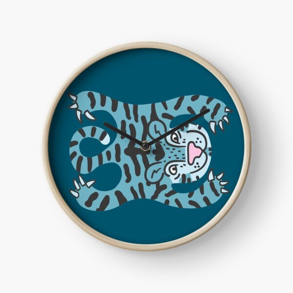 Vista previa del artículo con la obra «¡Tigre, tigre! Azul», diseñado y vendido por BettyBottle.