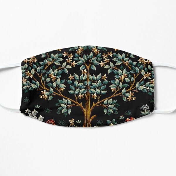 Midnight Floral - The Tree of Life Flat Mask